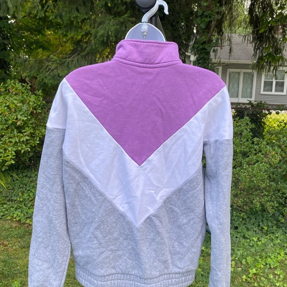 Fila Purple and Gray Quarter-Zip Sweater - Picture 7 of 7